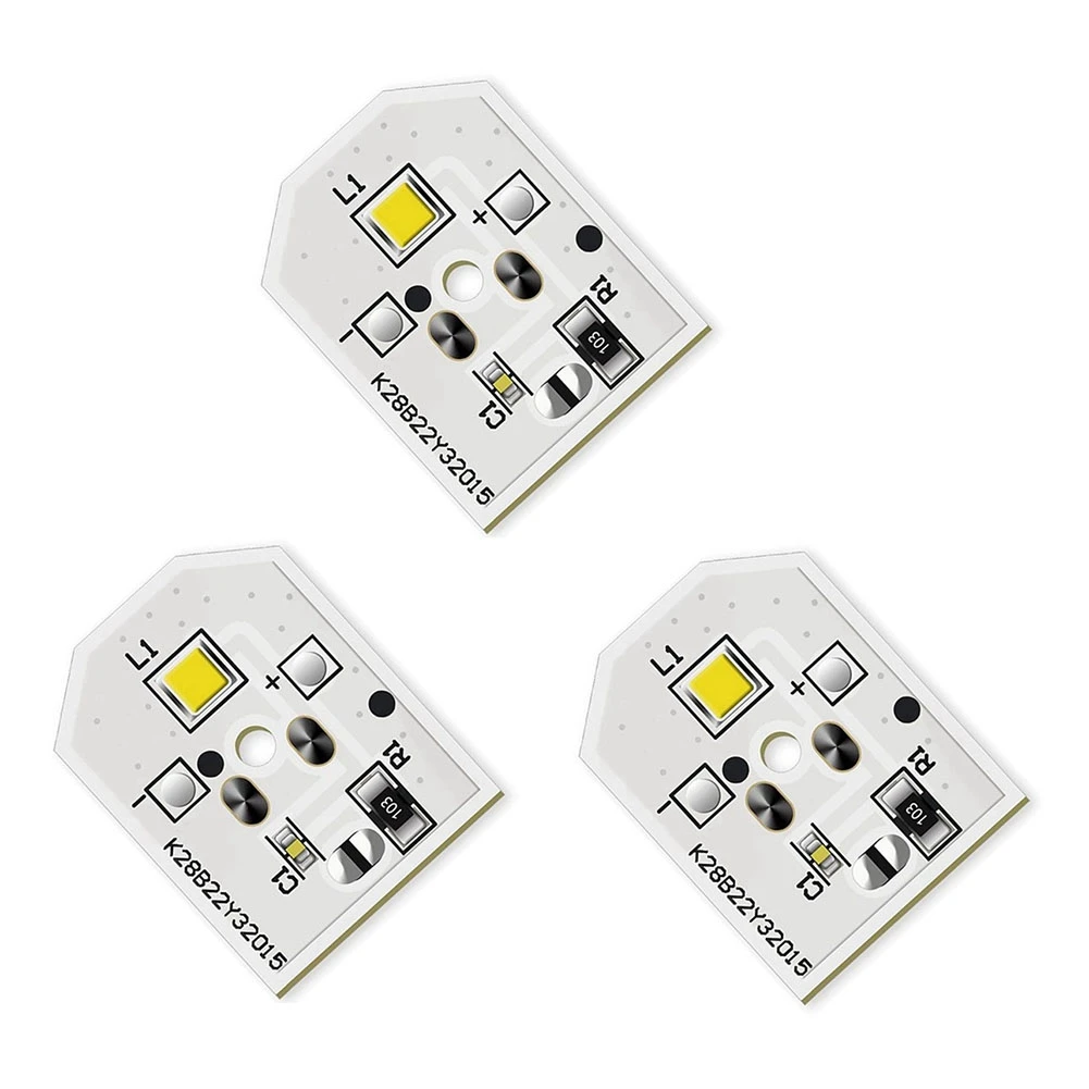 3PC WR55X11132 冷蔵庫電球ライト交換用 LED 互換 WR55X25754 WR55X26486 WR55X30602 EAP 12172918   AP 6261806