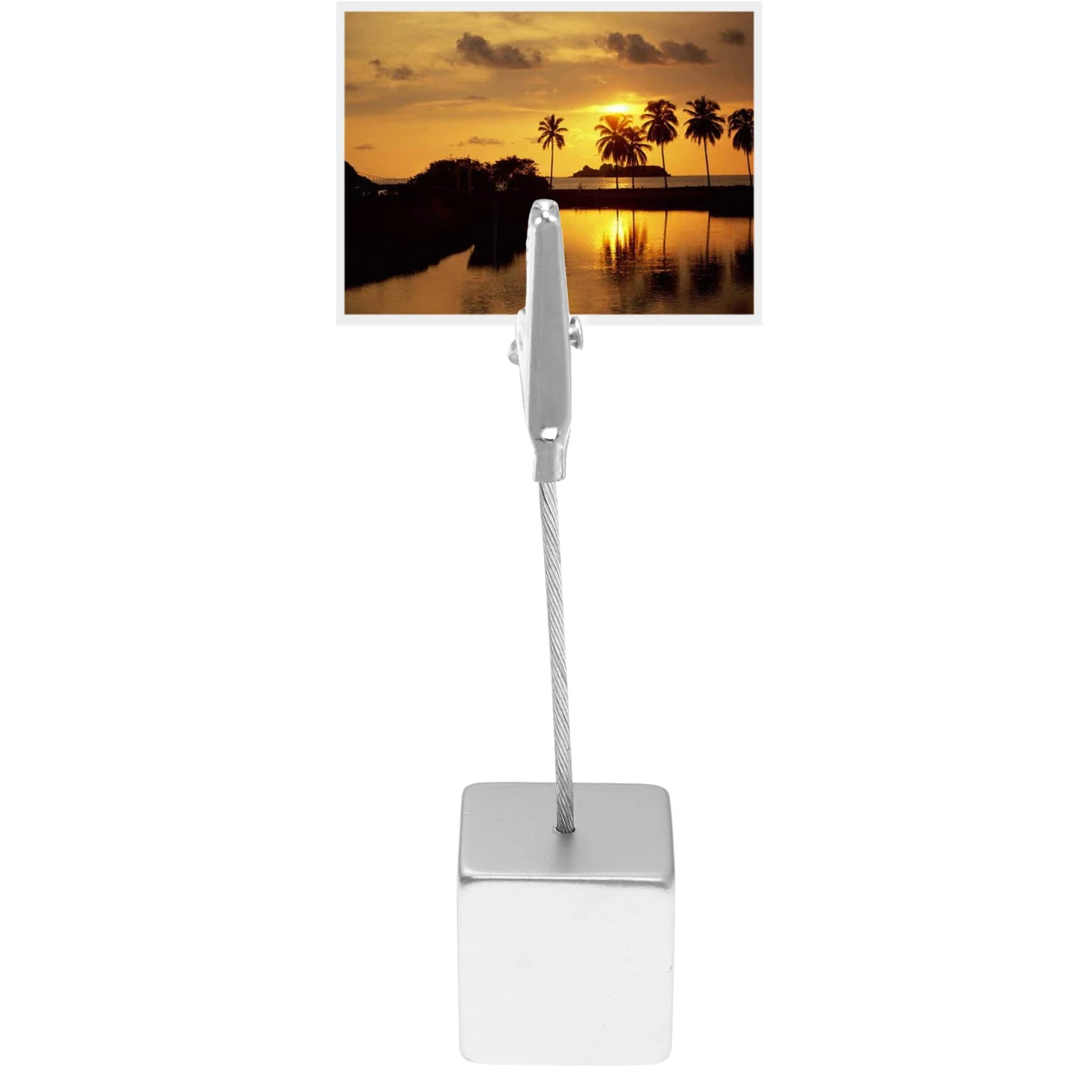 10 Pcs Cube Resin Photo Clip Holder Desk Alligator Clip Memo Holder Business Card Wedding DIY Sweet