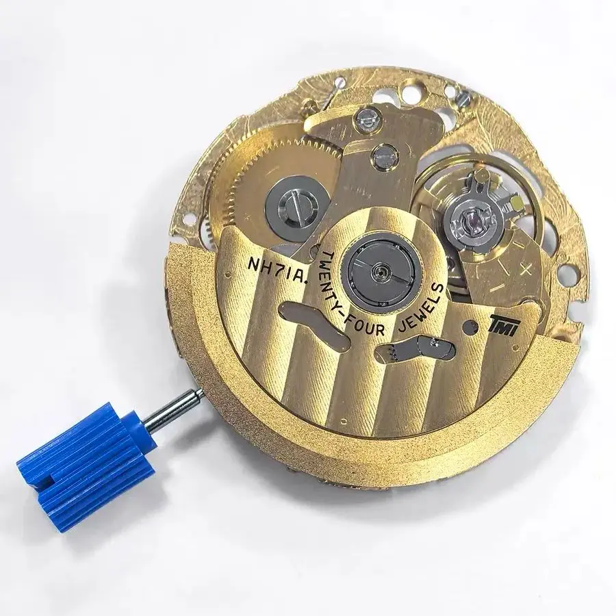 Japan Original NH71 Automatic Movement High Accuracy Skeletonized Self-winding 24 Jewels Mechanical Watch Movement for