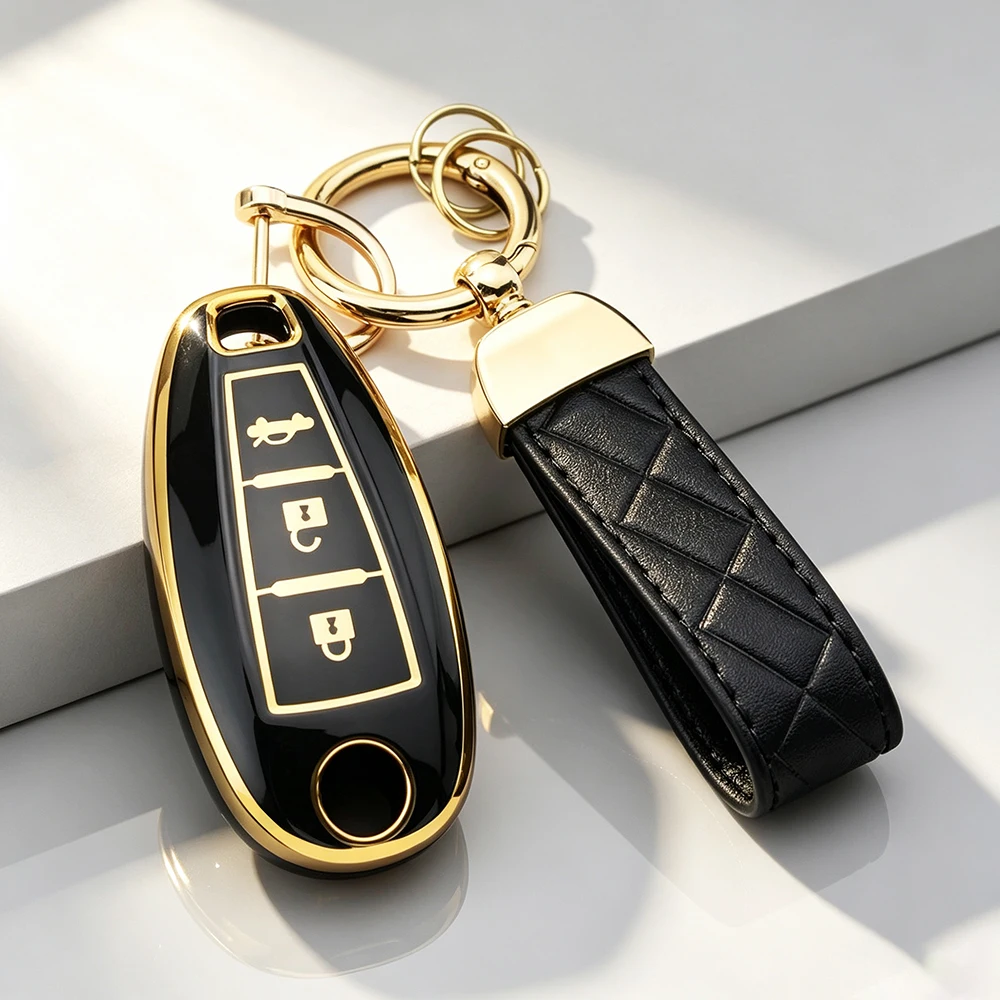 TPU Car Remote Key Case for Suzuki Vitara Swift Ignis Kizashi SX4 Baleno Ertiga Samurai S-Cross Auto Shell Cover Fob Accessories