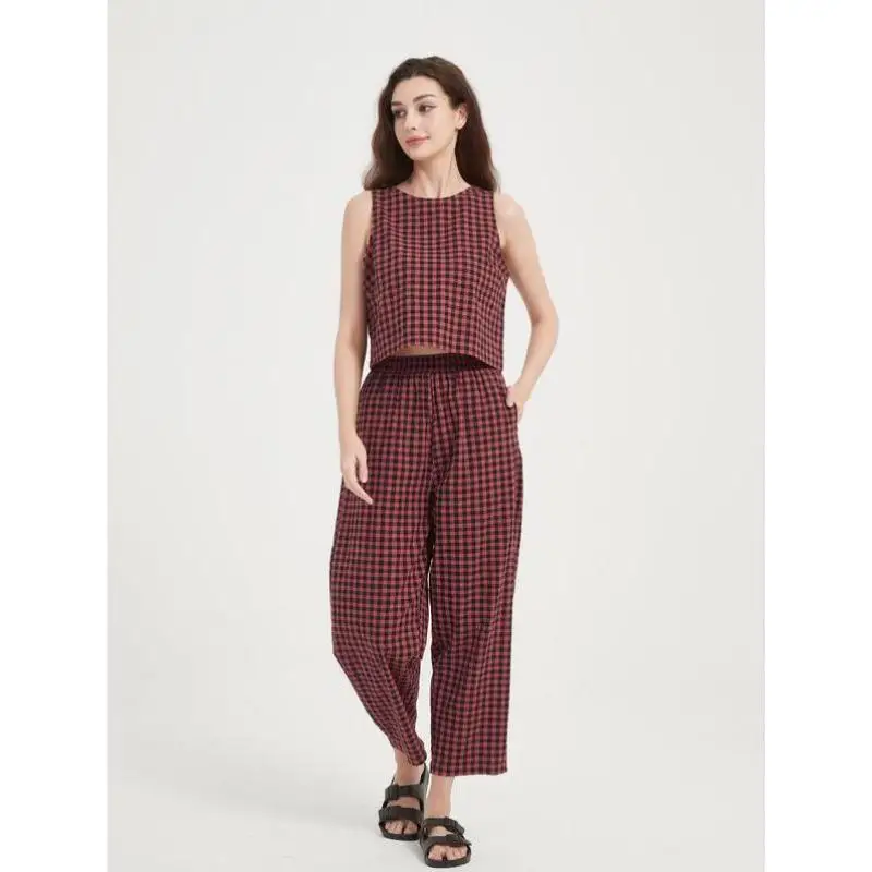 Herren Casual Spor Plaid Set Seven Sve T-Shirt Ort Hosen Herbst Faion Bequemes, atmungsaktives Herren Faion Set