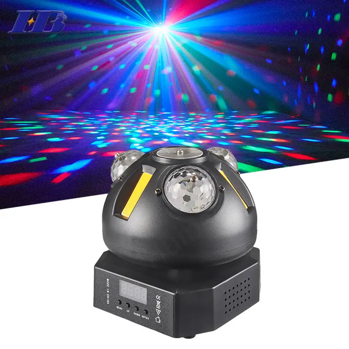 YYHCNew three in one light mobile head dance table lamp for nightclubs, discos, parties, Dj KTV lighting, dynamic flash effect o