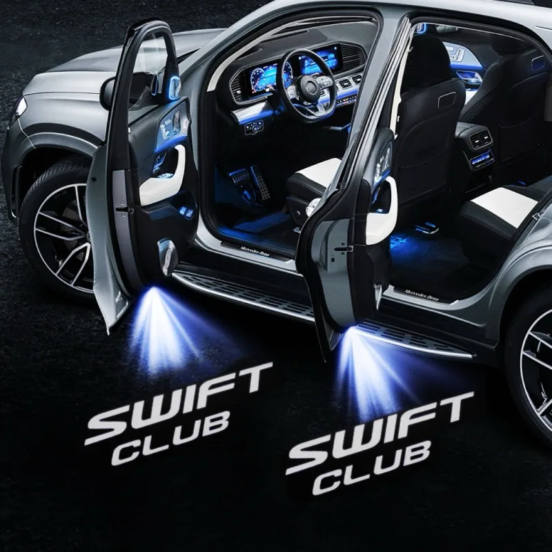 

Led Car Door Logo Light HD Laser Welcome Lamps Goods for Suzuki Scross Swift Grand Vitara Sx4 Jimny Wrangler Lamps Accessories