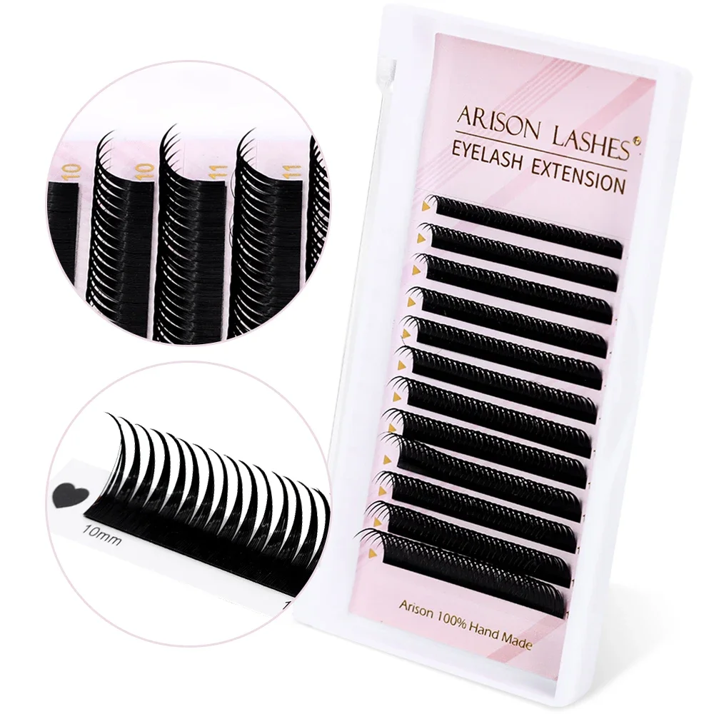 ARISON 5DFairy Estensioni delle ciglia Spikes Bundles Ciglia bagnate Grappolo individuale Appassionati Ventole Ciglia Ciglia finte classiche piatte