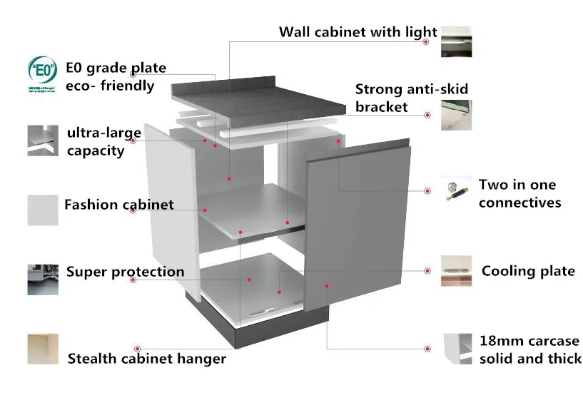 Commercial wall-mounted bathroom cabinet, washing machine cabinet with basin