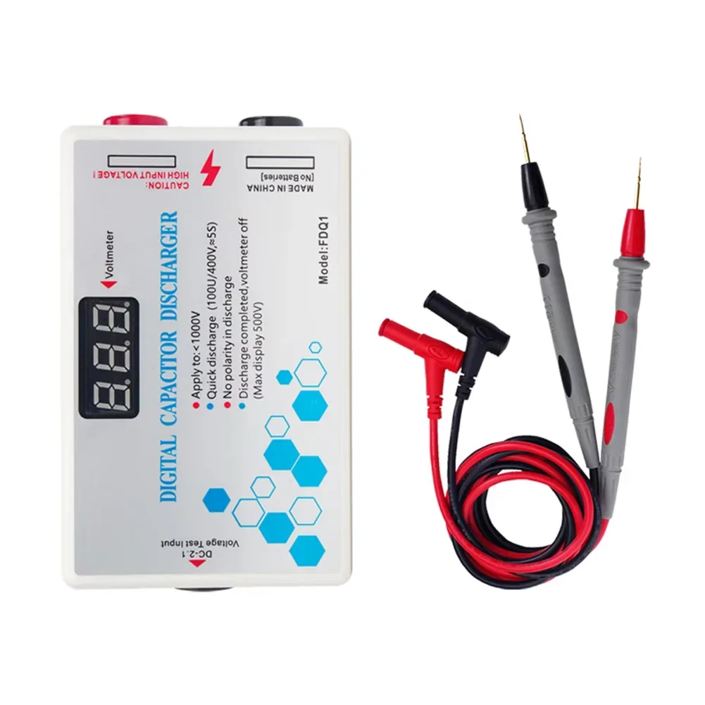 

Fast Discharge Tool Capacitor Protection Complete Discharge Indicator Capacitance Testing Tool For Safety For Digital Cameras