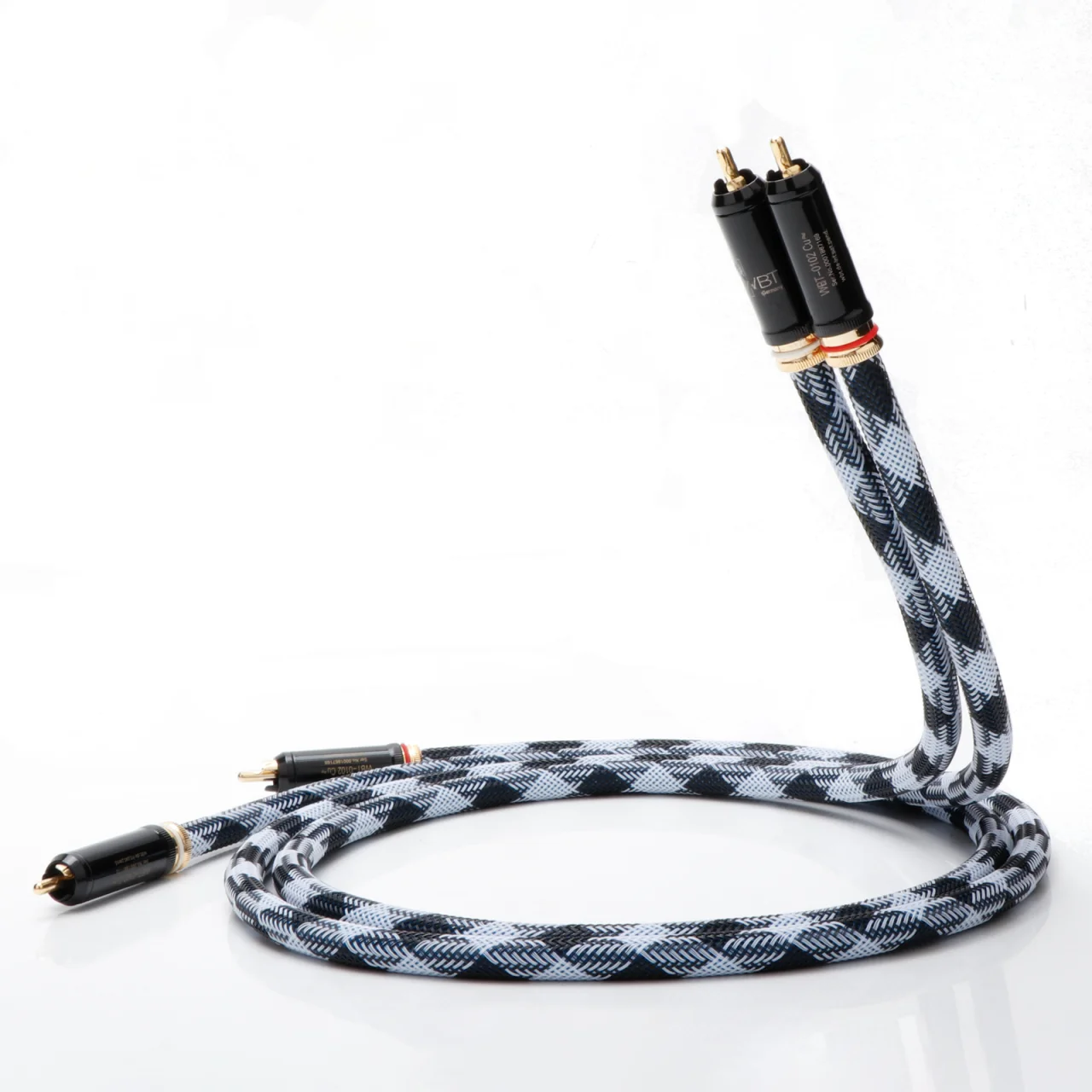 

Preffair Hi End Audio RCA Cable Gold Plated RCA Plug Connector Interconnect Audio Cable 2RCA Male to Male Audio Cable