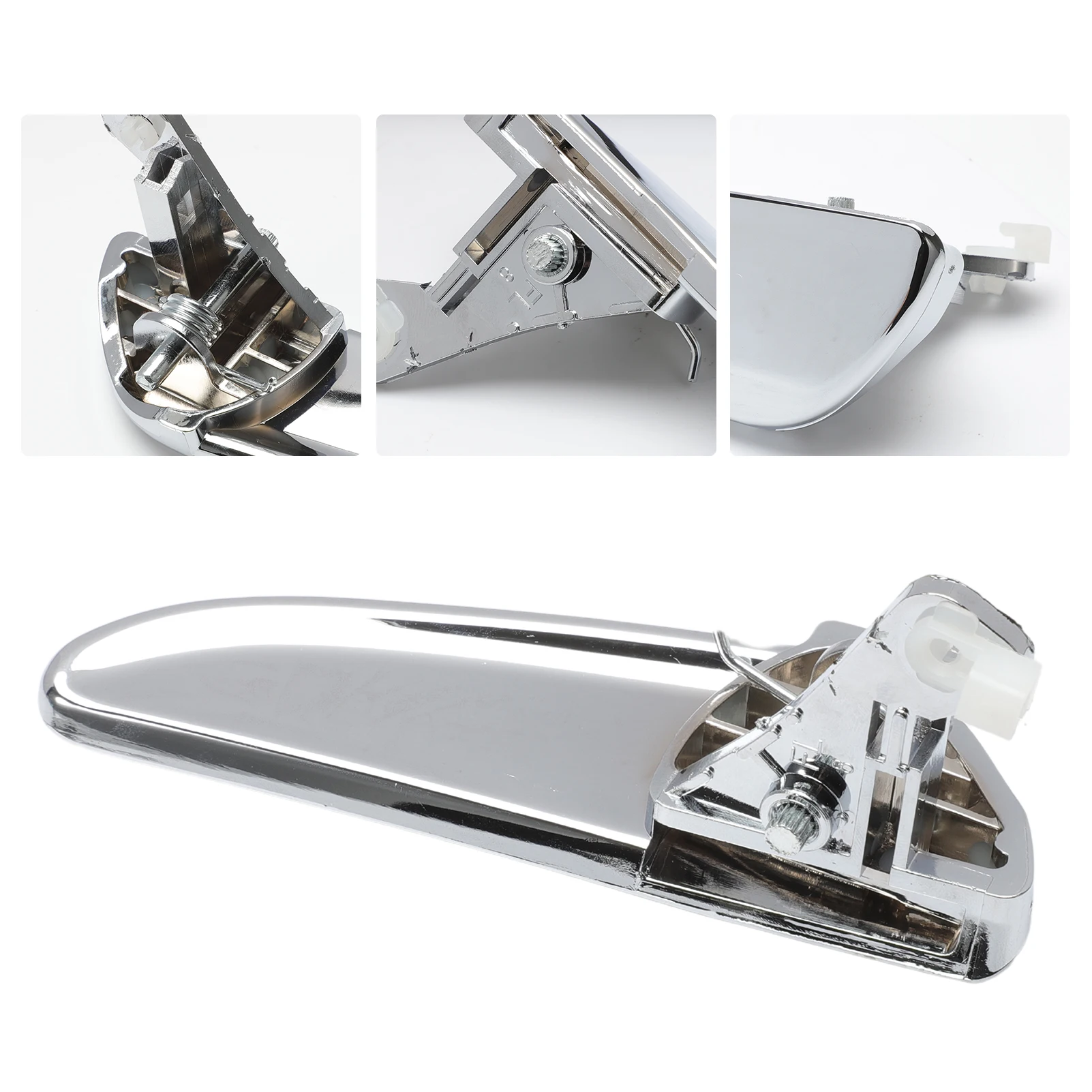 71741225 Front Left Side Chrome Handle Lever Door Opener Interior Door Handles for Ypsilon Lancia Y