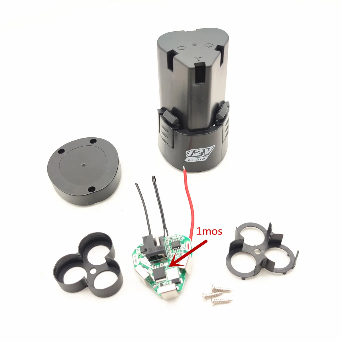 12V A Style отвертка электрическая дрель аккумулятор чехол коробка с 18650 кронштейнами держатель 3S 40A BMS Pcb
