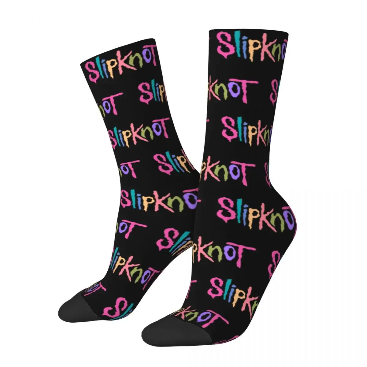 

Fashion The Art Slipknots Sports Socks 3D Printing Crew Socks for Women Men