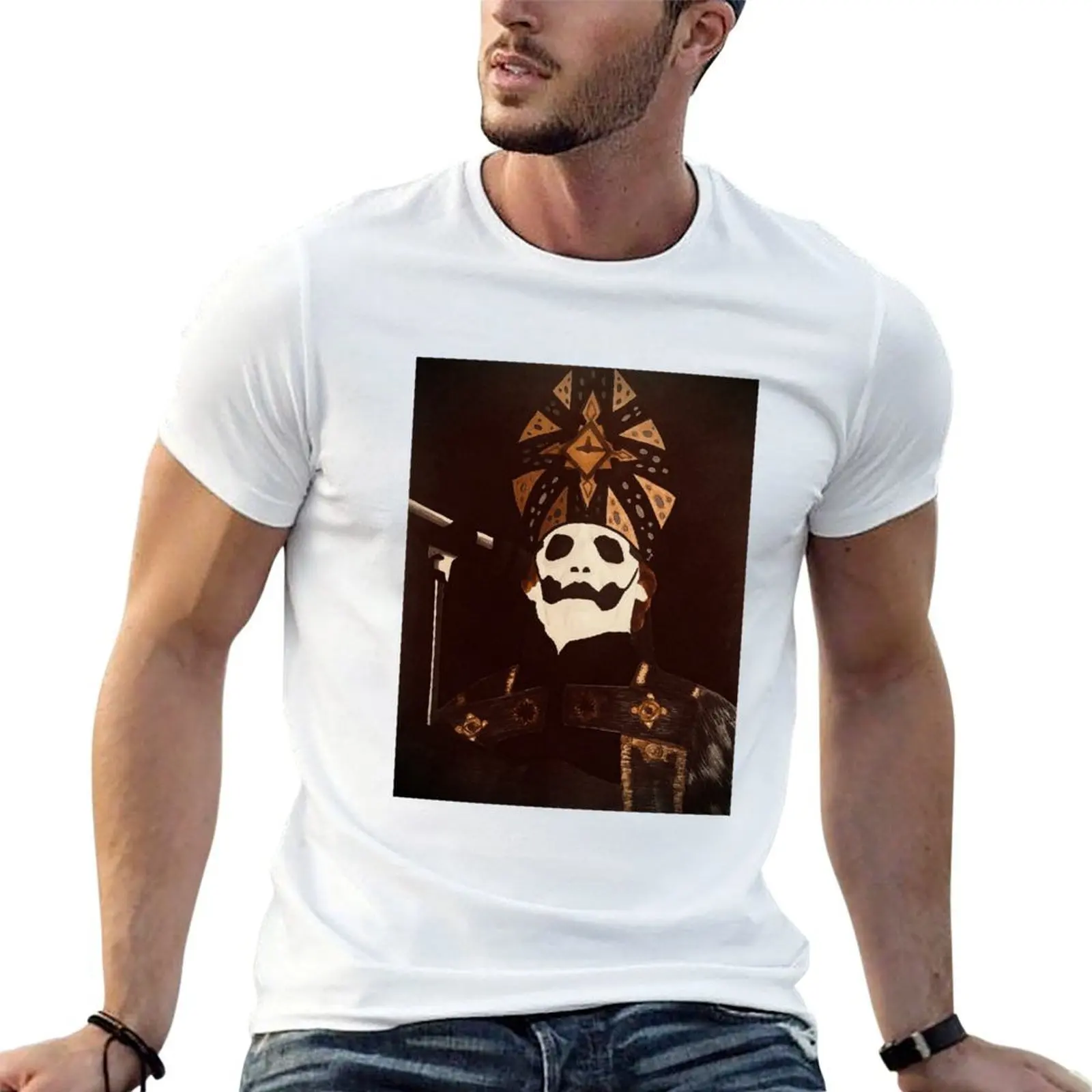 

Papa Emeritus IV T-Shirt t shirt man casual funny t shirts man T-Shirt