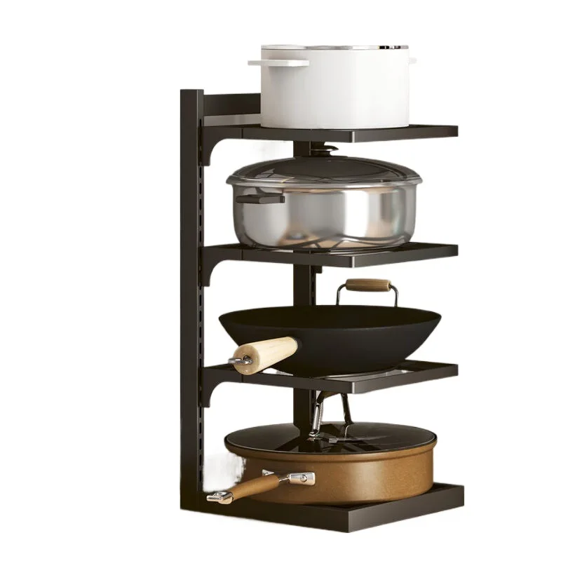 Multi-layer shelf, narrow crack frame, countertop corner, put pots and utensils in the water W tank, and collect them in layers.