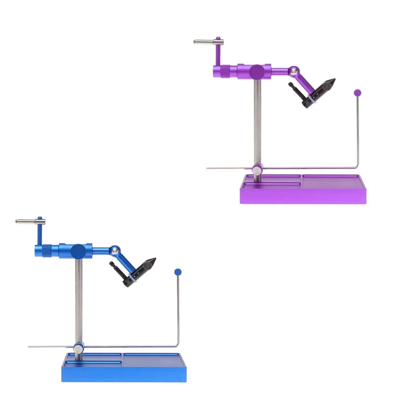 

ABCA-Fly Tying Vise Rotary Artificial Fly Making Bait Tools Lure Maker 360° Jig Hook Trout Fishing Lure Making Tool