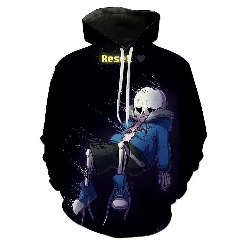 Autumn Undertale 3D Print Hoodies Game Sweatshirts Men Women Fashion Oversized Hoodie Pullovers Kids Hip Hop Tracksuit Clothing