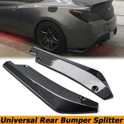 2PCS Rear Bumper Lip Diffuser Splitter Canard Spoiler Body Kit Protection For Hyundai Elantra Genesis 40cm Car Accessories