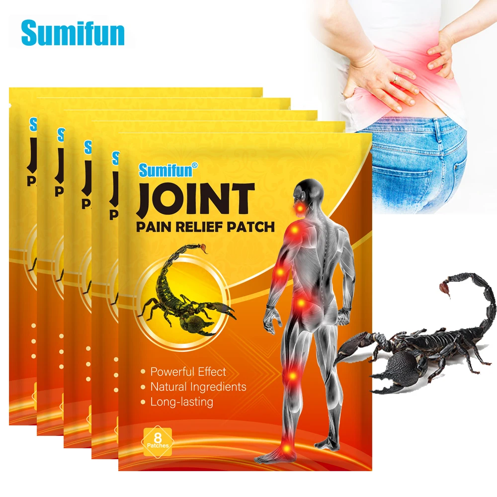 

8/24/40Pcs Scorpion Venom Pain Relief Patch Rheumatic Arthritis Cervical Spondylosis Analgesic Lumbar Muscle Joints Ache Sticker