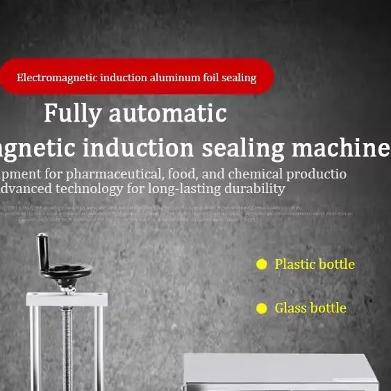 Fully Automatic Continuous Electromagnetic Induction Sealing Machine Bottle Mouth Sealing Maker