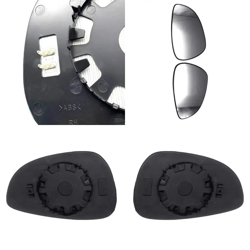 

02DE Clear Rear View Glass Vehicle Wing Glass with/without Heating Car Modification Simple Installation fit for 2009-2018