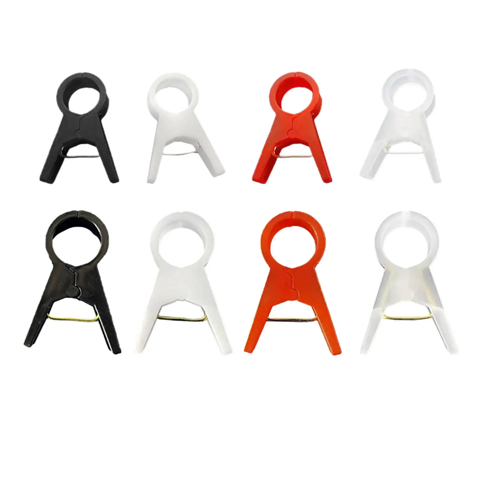 100x Plant Clips Flower Clamps Vertical Gardening Tool Flower Vine Stem Clips Tomatoes Vine Clips for Orchid Climbing Plants