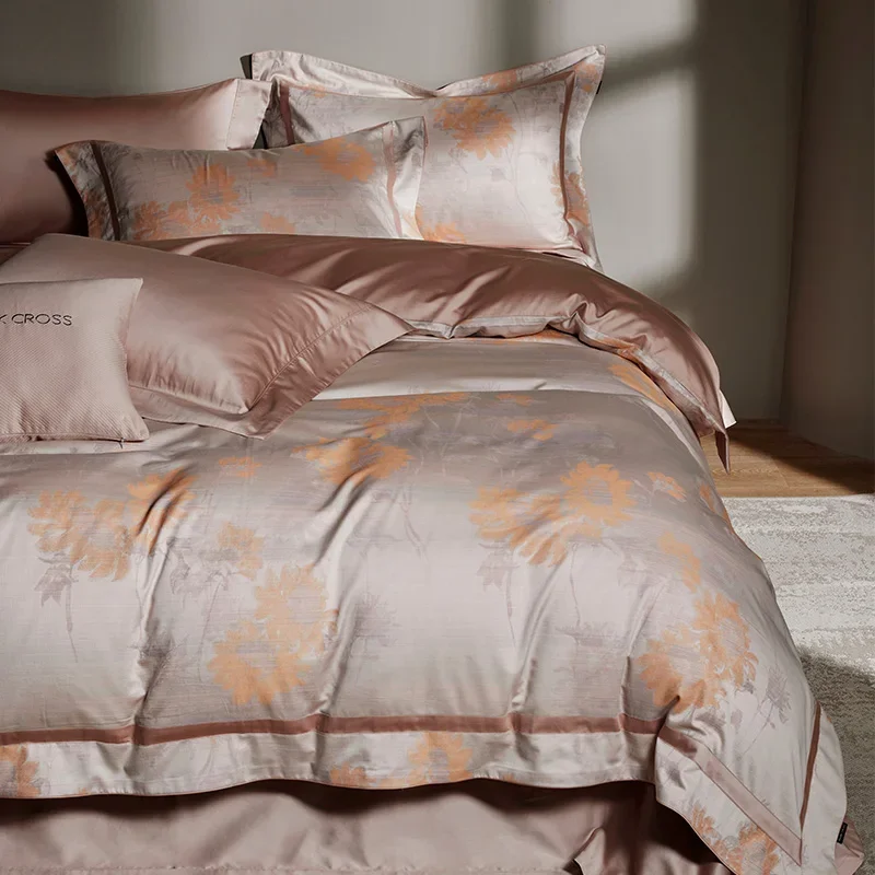 Customizable long-staple cotton four-piece pure cotton bedding