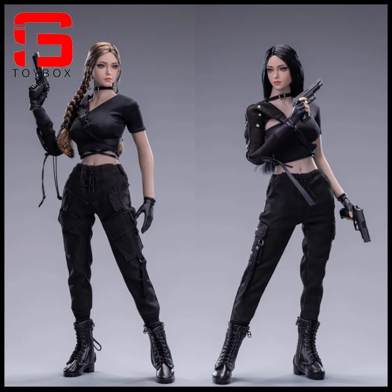 

3STOYS 3S008 1/6 Cool Girl Functional Outfit Female Soldier Clothes Model Fit 12'' Suntan Big Bust Action Figure Body Dolls