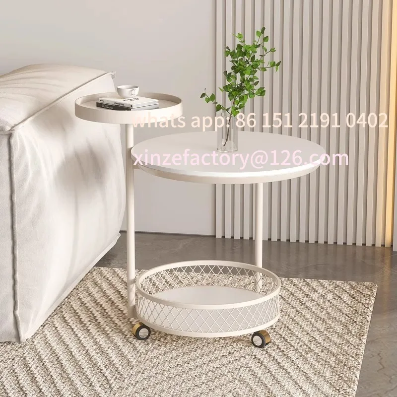 

Customizable living room sofa side table removable storage coffee table