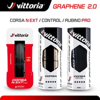 Vittoria Corsa NEXT/Corsa Control/Rubino Pro 700×25/28/30C Neumático sin cámara de grafeno y tubo Neumático de carretera Neumático plegable 700C