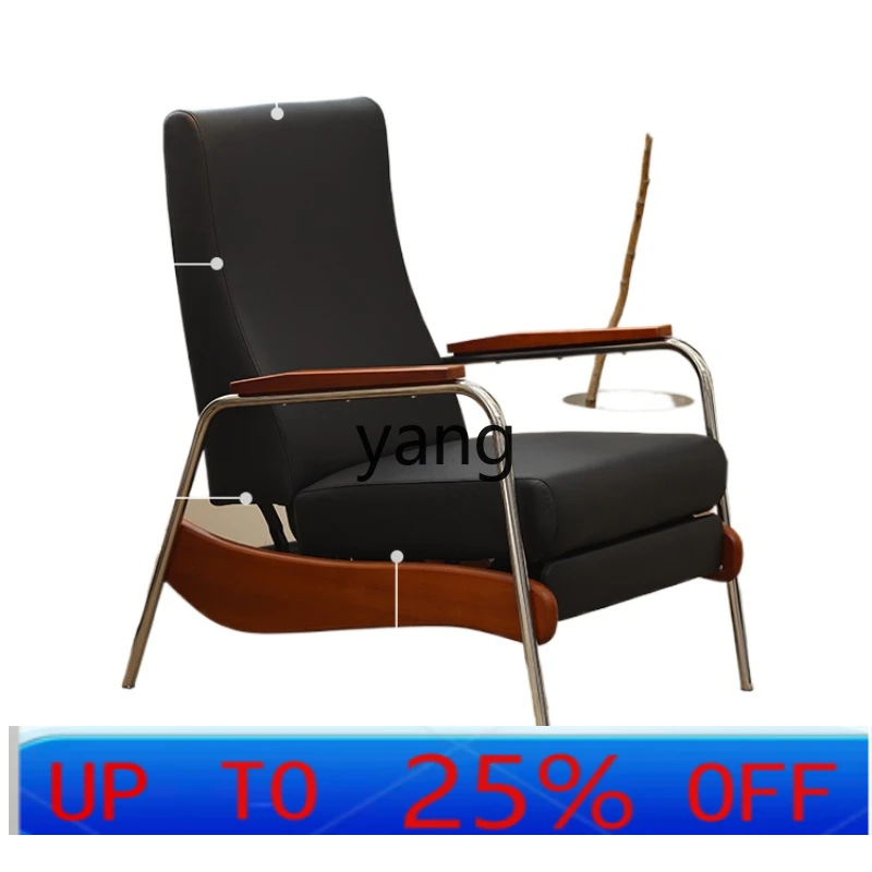 

CX retro single sofa recliner living room single foldable recliner leisure chair