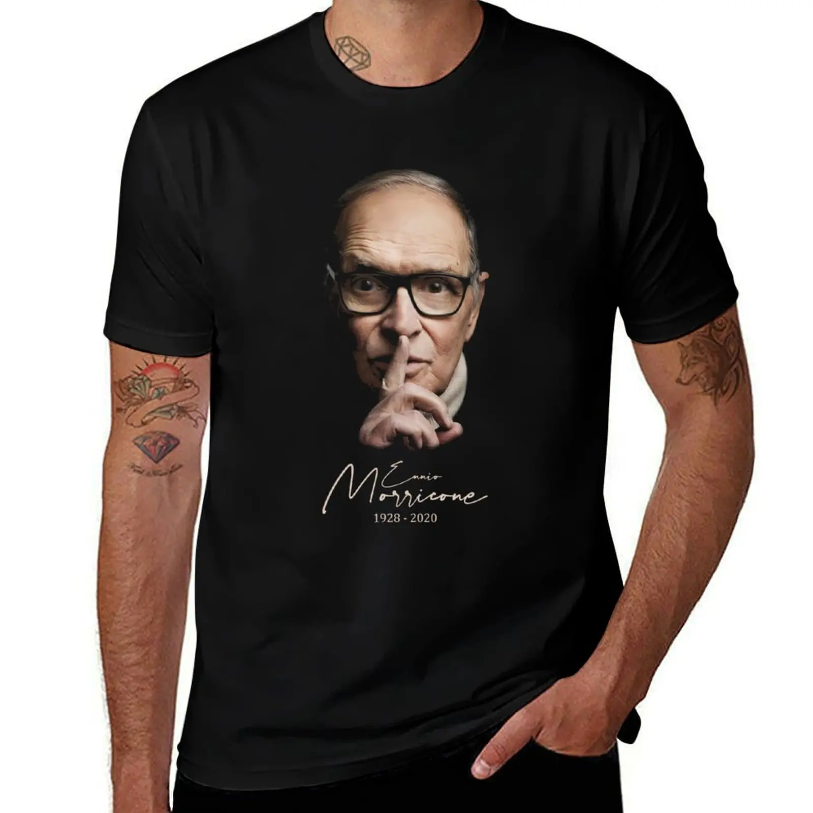 

ENNIO MORRICONE \t T-Shirt man t shirt cotton high quality t shirt for man graphic t shirts for man T-Shirt