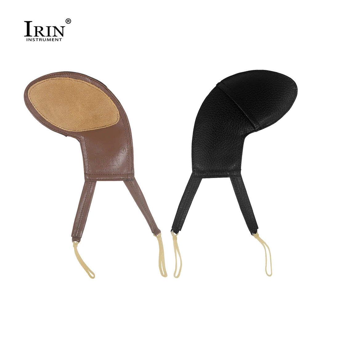 IRIN Violin Chin Rest Pad Soft Leather Shoulder Pads for 4/4 3/4 /1/2 1/4 1/8 1/16 Violin String Instrument Violin Accessories