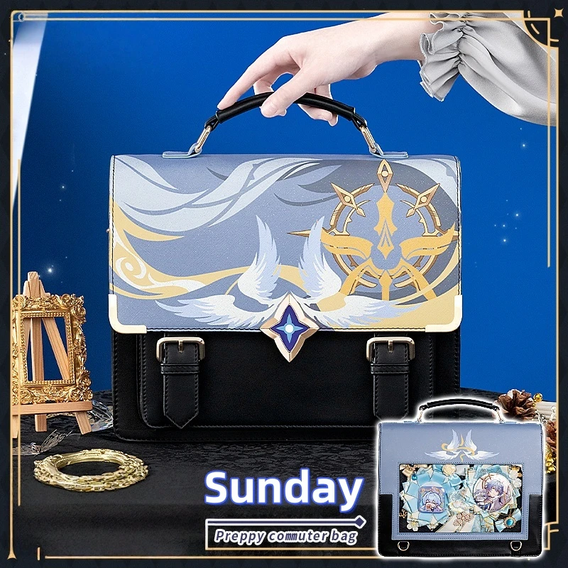 Honkai: Star Rail Sunday itabag Студентка JK Рюкзак Сумка-мессенджер Сумка для игр Аксессуары для косплея Подарки