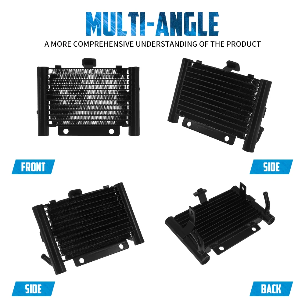 Motorcycle Oil Cooler Repalcement Radiator Water Tank For Harley Touring Street Glide FLHX FLHTCU FLHXS Road King FLHR 2017-2023