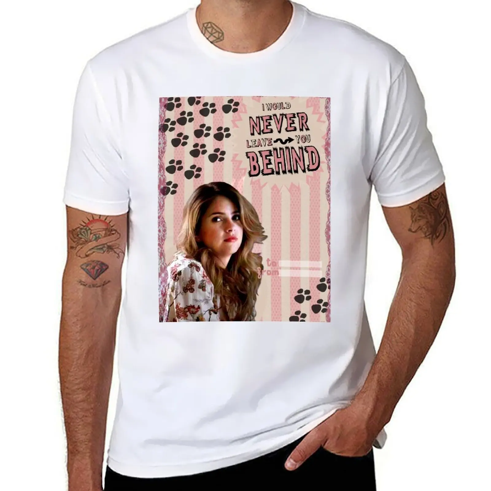 

My Teenwolfed Valentine[I'd Never Leave You Behind] T-Shirt man graphic t shirt man t shirt cotton high quality T-Shirt