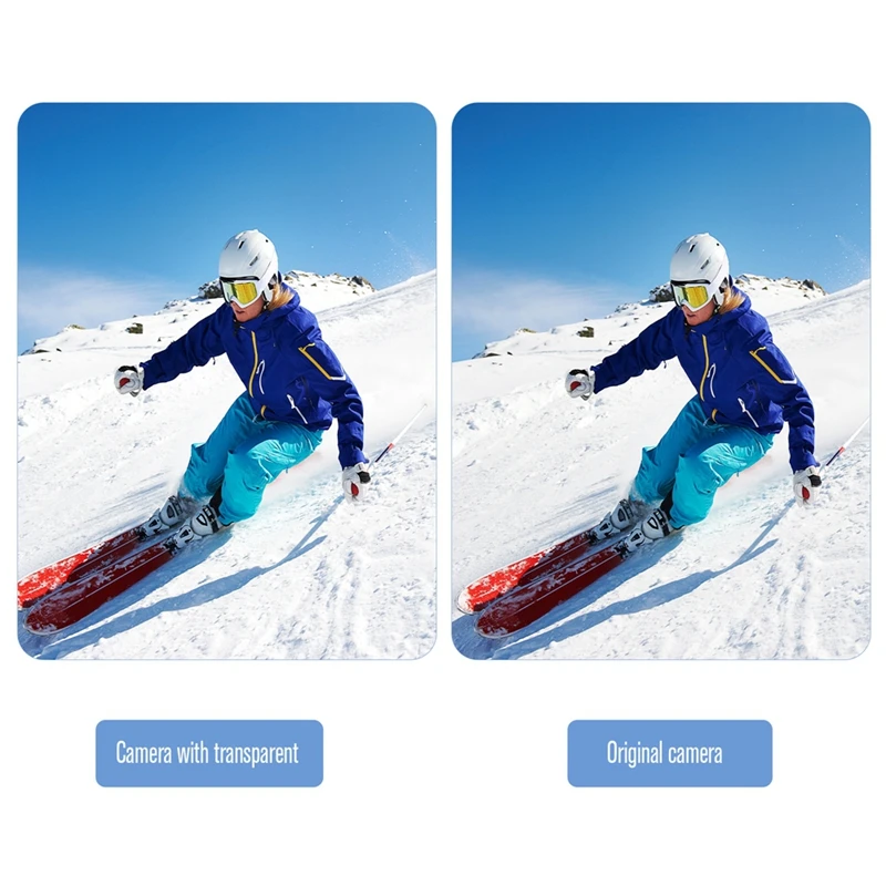 For Insta360 X3 Sports Camera Sticky Lens Guards Dual-Lens Anti-scratch Anti-fall Lens Protector Cap Guard Cover Accessories