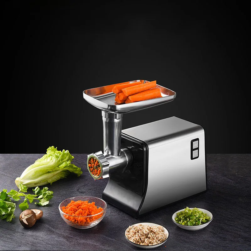 Meat Grinder Electric multifunctional household Stainless Steel automatic enema cutting machine Sausage Maker Kibbe Kit