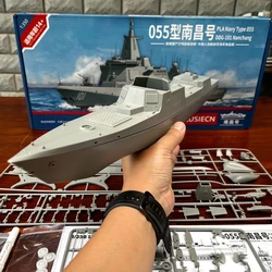 1/350 Chinese Warship Type 055 Nanchang Assembly Model DIY Hand-made Remote Control Ship Model Kit Aircraft Carrier Model