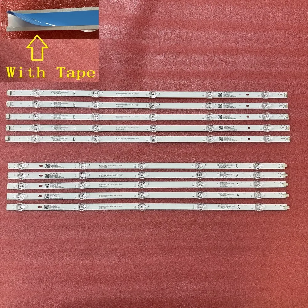 LED Backlight Strip for Haier LE55A8500 LU55D31J LE55U6900UG LS55Z51Z H55E16 55CE5512H3 W55 PGTV58F HK55D10-ZC59AG-02