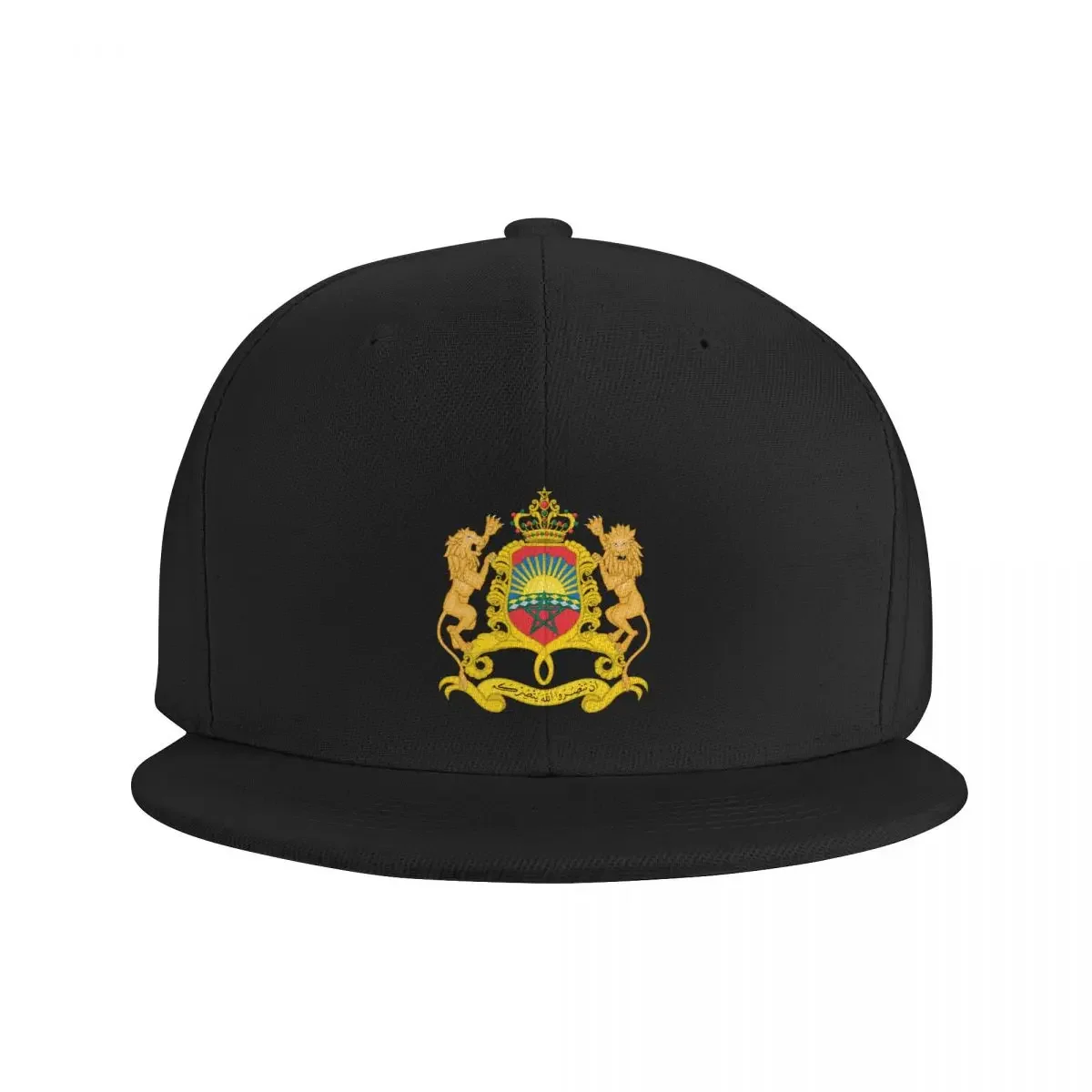 Fashion Coat Of Arms Of Morocco Hip Hop Cap Spring Flat Skateboard Snapback Dad Hat