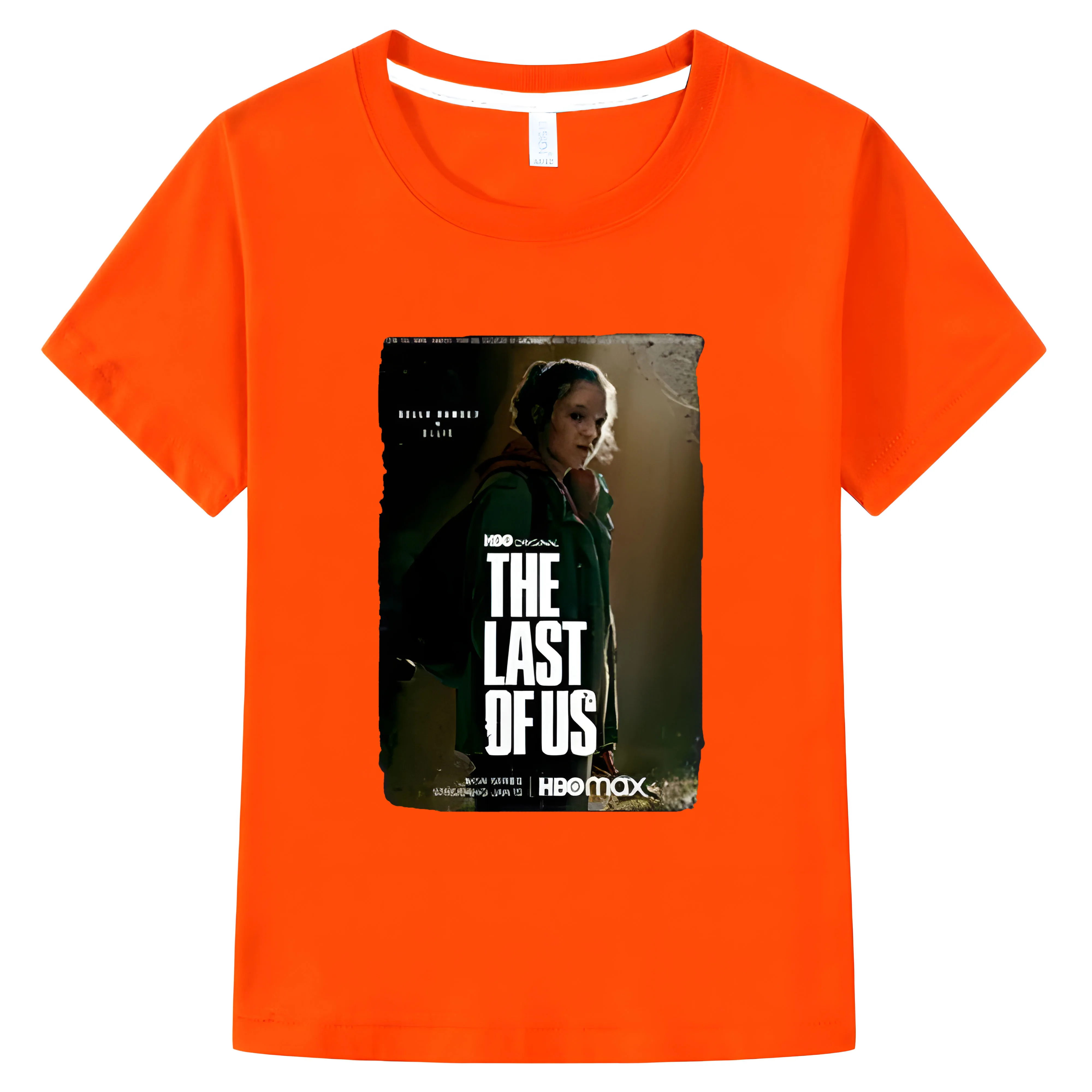 

TV The Last of Us Ellie Boy Girl T-Shirt Summer Cotton Children Clothing Shirts Fashion Kids Short sleeve T Shirts Sweatshirt