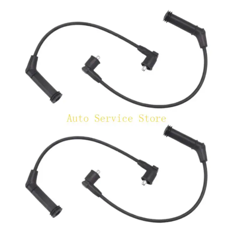 

462A 27501-02H00 Rubber Plugs Wire Set With Easy Installation Plugs Leads High Temperature Resistant 4Pc for Accent