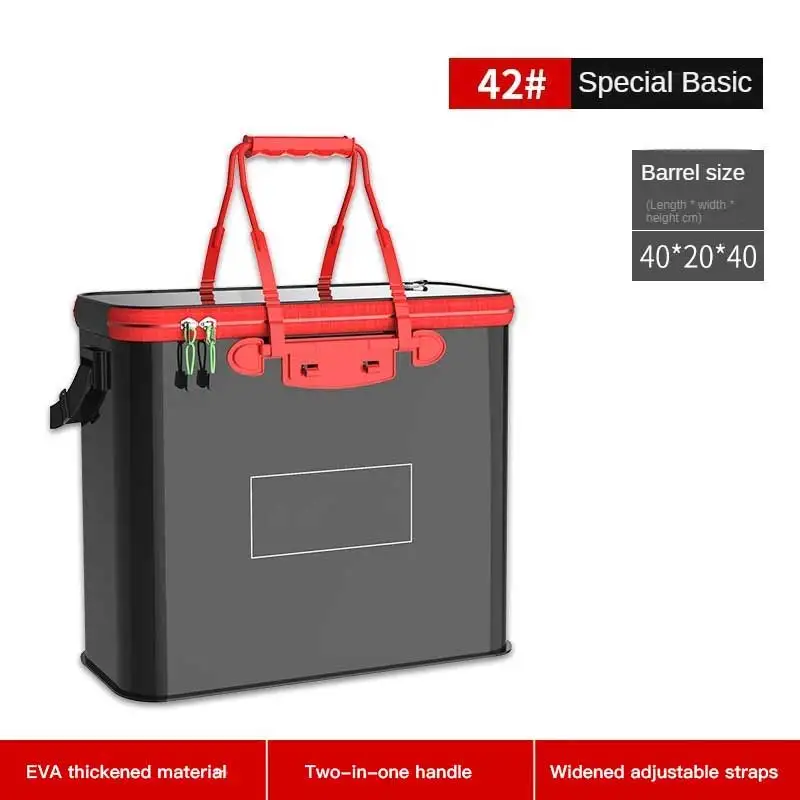 Fish Barrel Multi-functional Thick Eva Thickened Fish Protection Barrel Integrated Fishing Barrel Fishing Tackle Bag Fishing Box