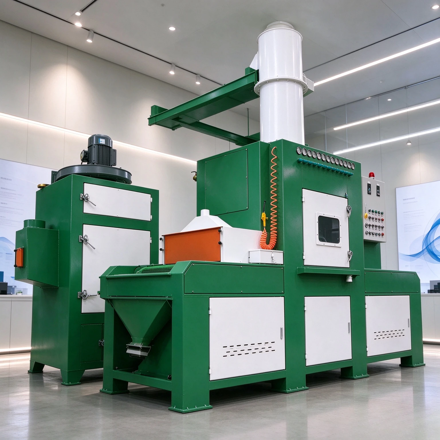 Fully Automatic Conveyor-Type Sandblasting Machine-Oxidation Surface Treatment Equipment for Hardware Processing Workshops