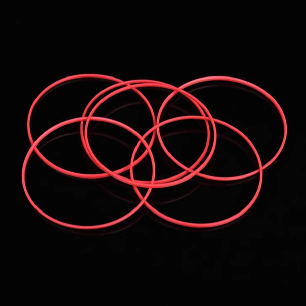 1/2/4PCS  Red Gasket Ring Dia 25-42MM Waterproof Gasket Fit For Tissot Watch Case Back Cover T035 Couturier 1853 Case Ring Part