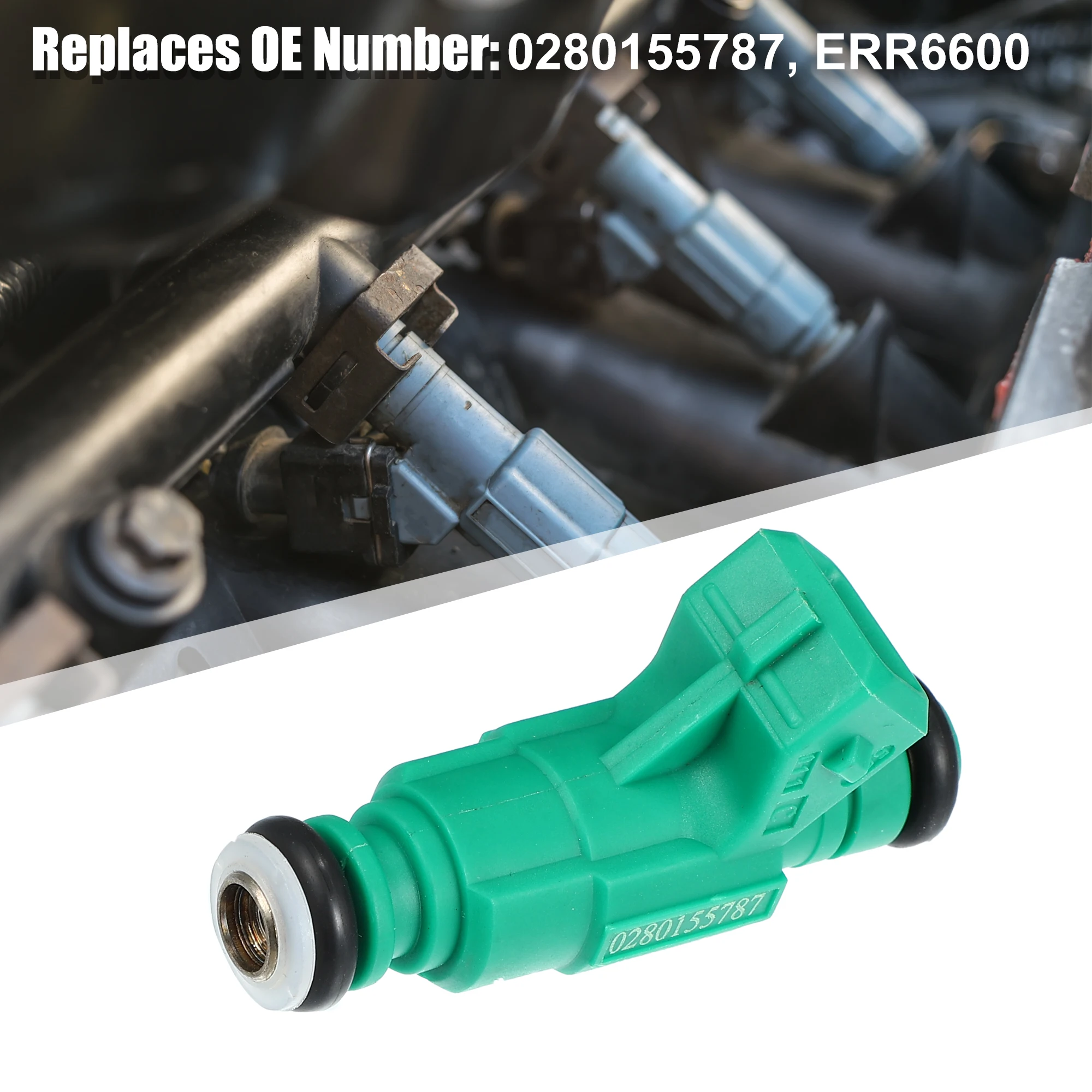 

UXCELL 8Pcs 0280155787 Fuel Injector Nozzle for Land Rover Discovery 4.0 4.6 1999-2004