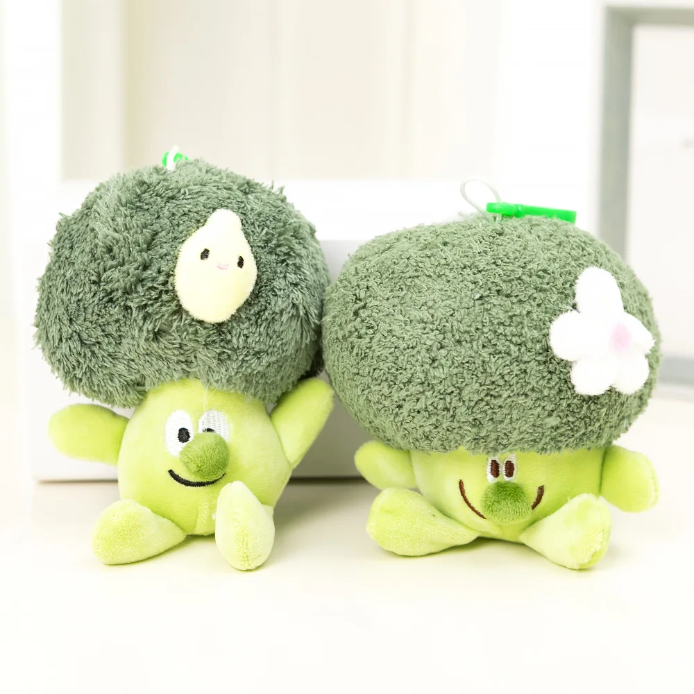 20pairs 40pcs Wholesale Vegetable Broccoli Pendant Plush Toy Doll Bag Ornament Stuffed Gift,Deposit First to Get Discount much