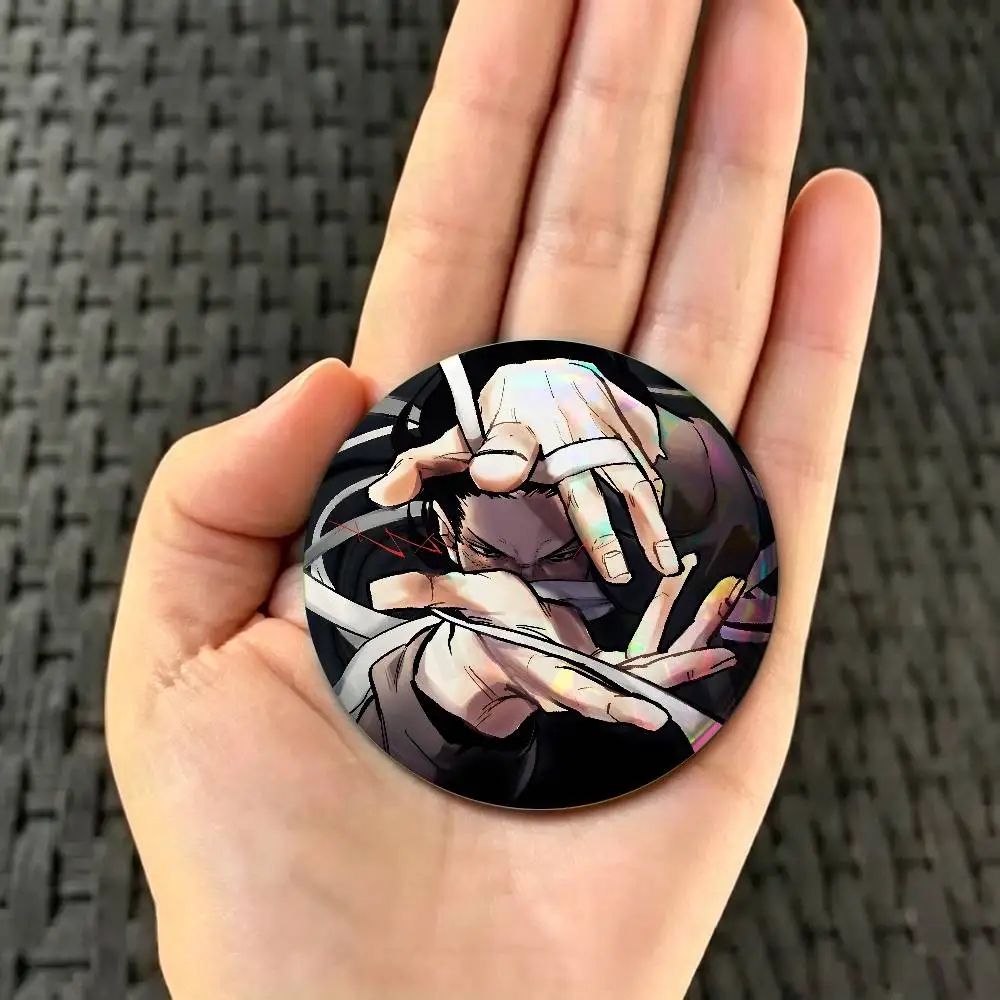 S-Shota Aizawa Cartoon Hot Round Enamel Pins Cartoon Brooches Stylish Ornament Badge for Backpack Accessorys Gifts