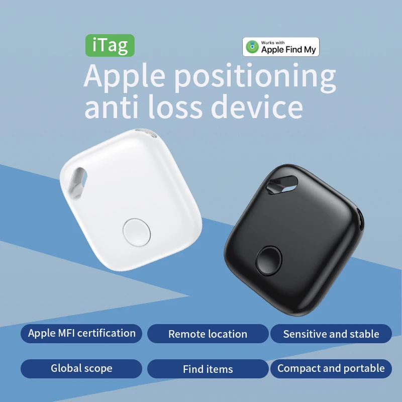 Mini Tracking Device For Apple Find My Key Smart Air Tag Child Finder Pet Car Lost Tracker Smart Bluetooth Tracker IOS System