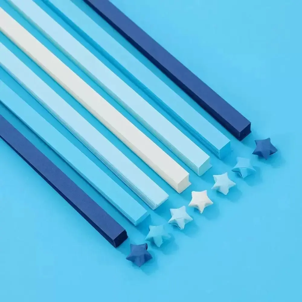 DIY Handwerk Origami Lucky Star Papier 540 Vellen Origami Papier Sterren Vouwen Origami Ster Papierstrips voor Papier Kunst Ambachten - afbeelding 1