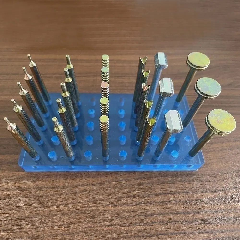 26PCS High Precision Gem Dop Sticks Set (6mm x 65mm) - Professional Gemstone Faceting Grinding Tools Kit for Jewelry Making