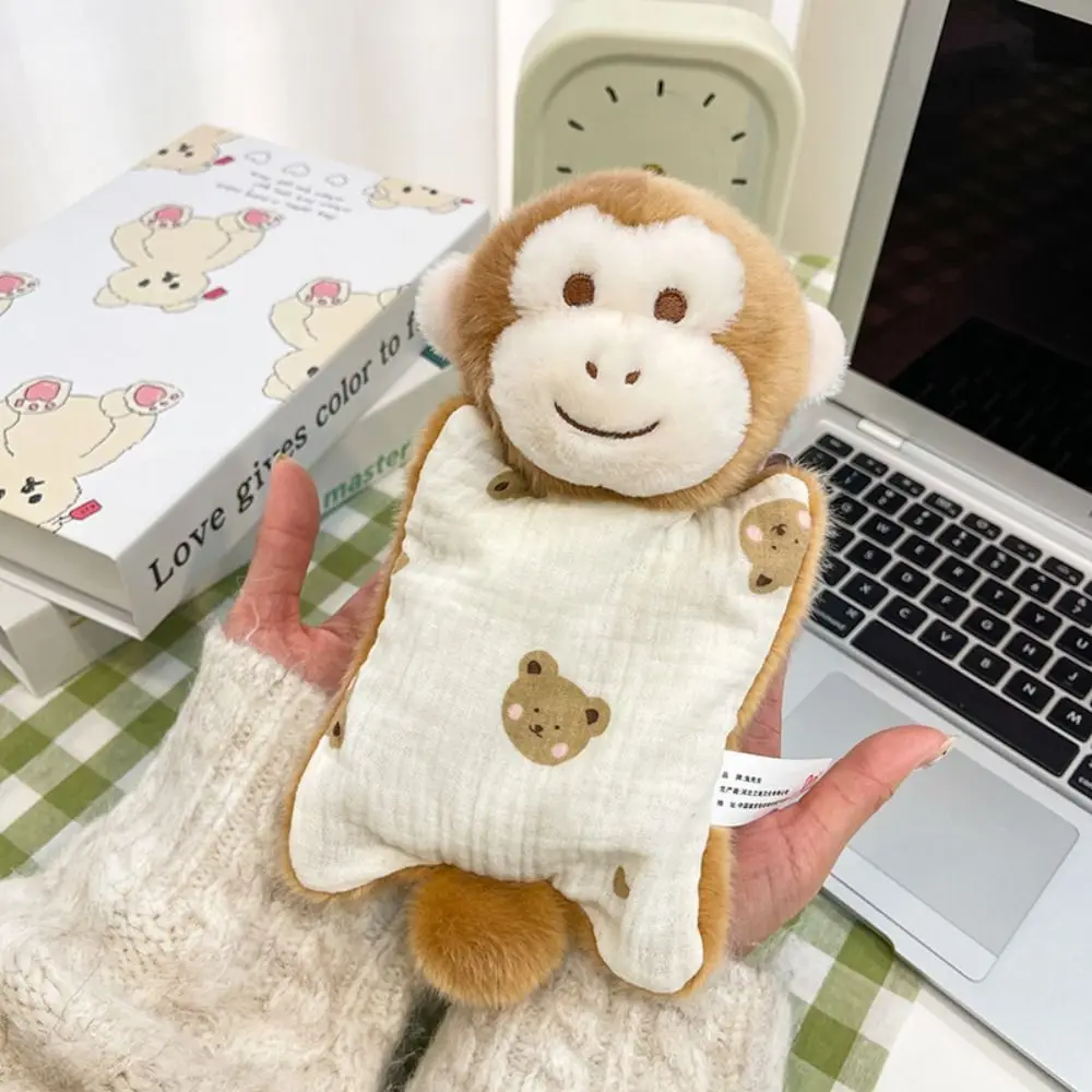 Pluizige textuur decompressie zitzak pop Kawaii cartoon zachte pluche beer marionet hanger comfortabele touch ornamenten